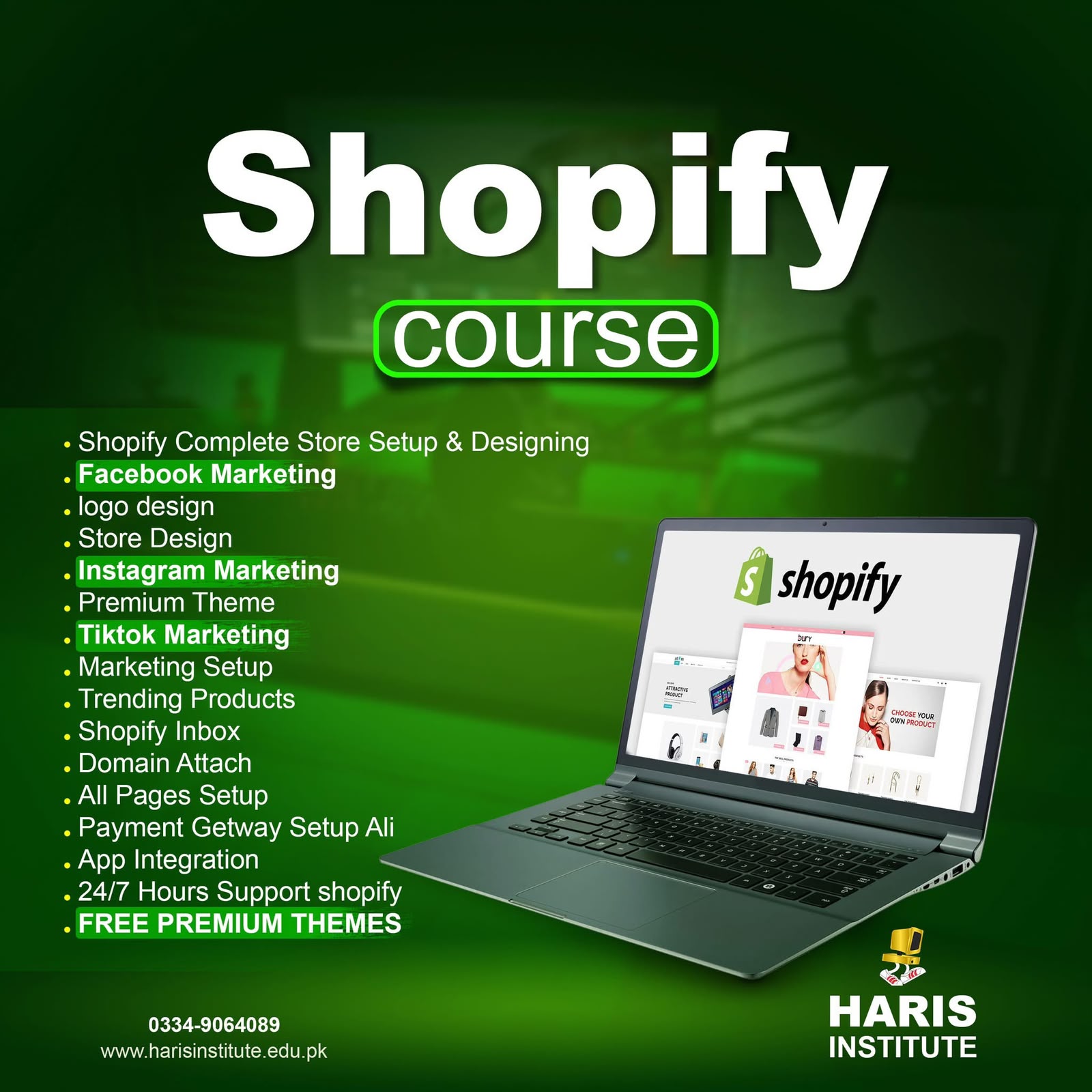 shopify course rawalpindi