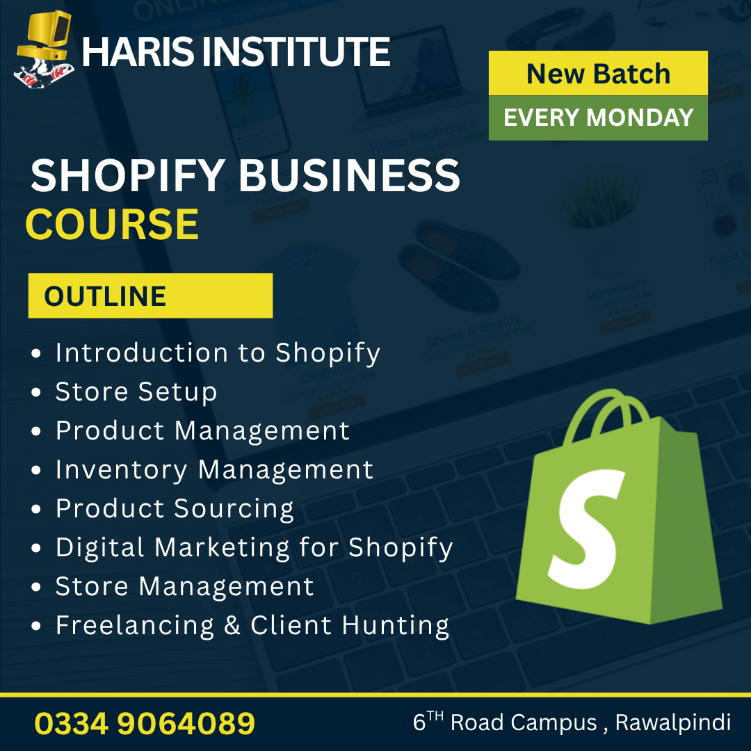 shopify course rawalpindi