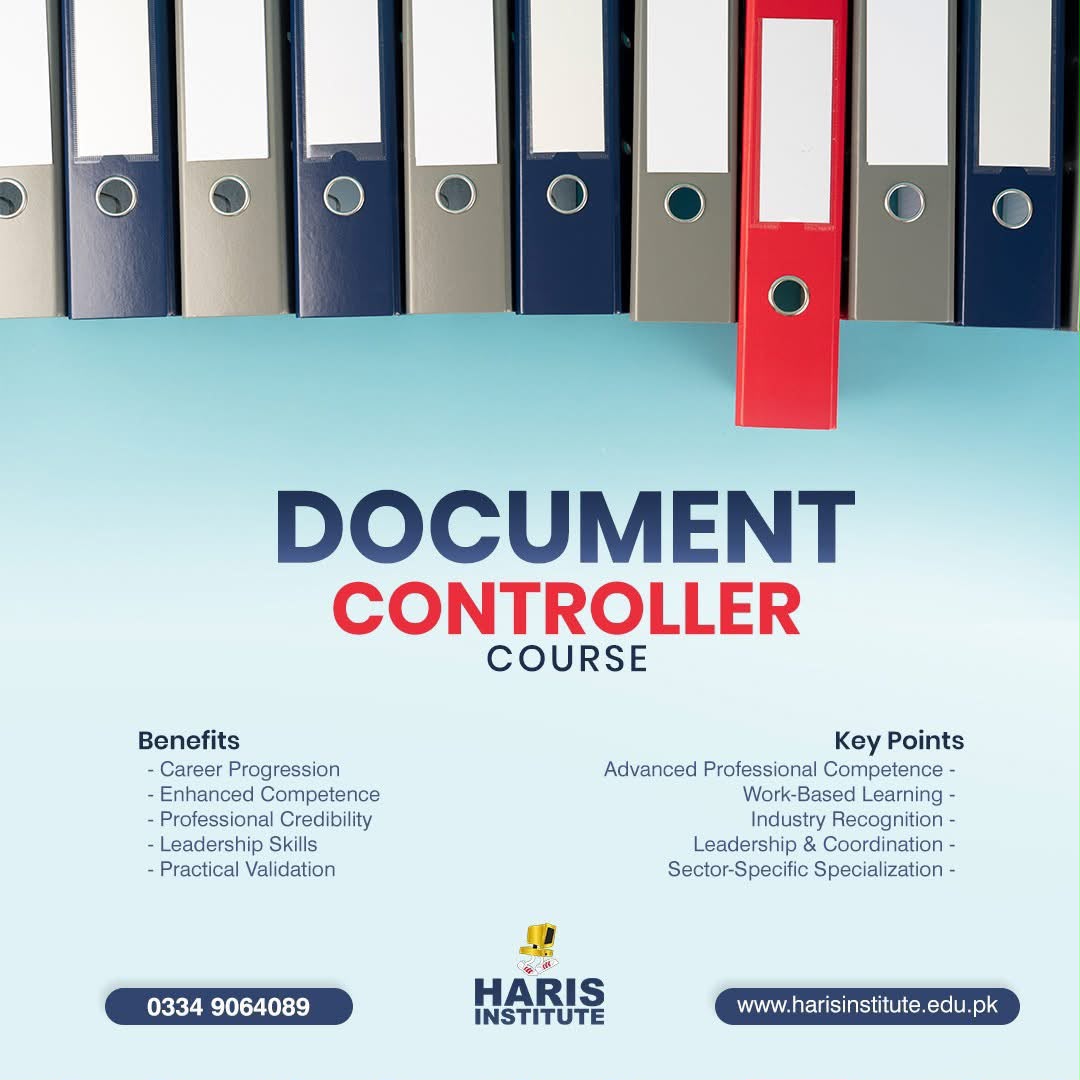 document controller course in rawalpindi